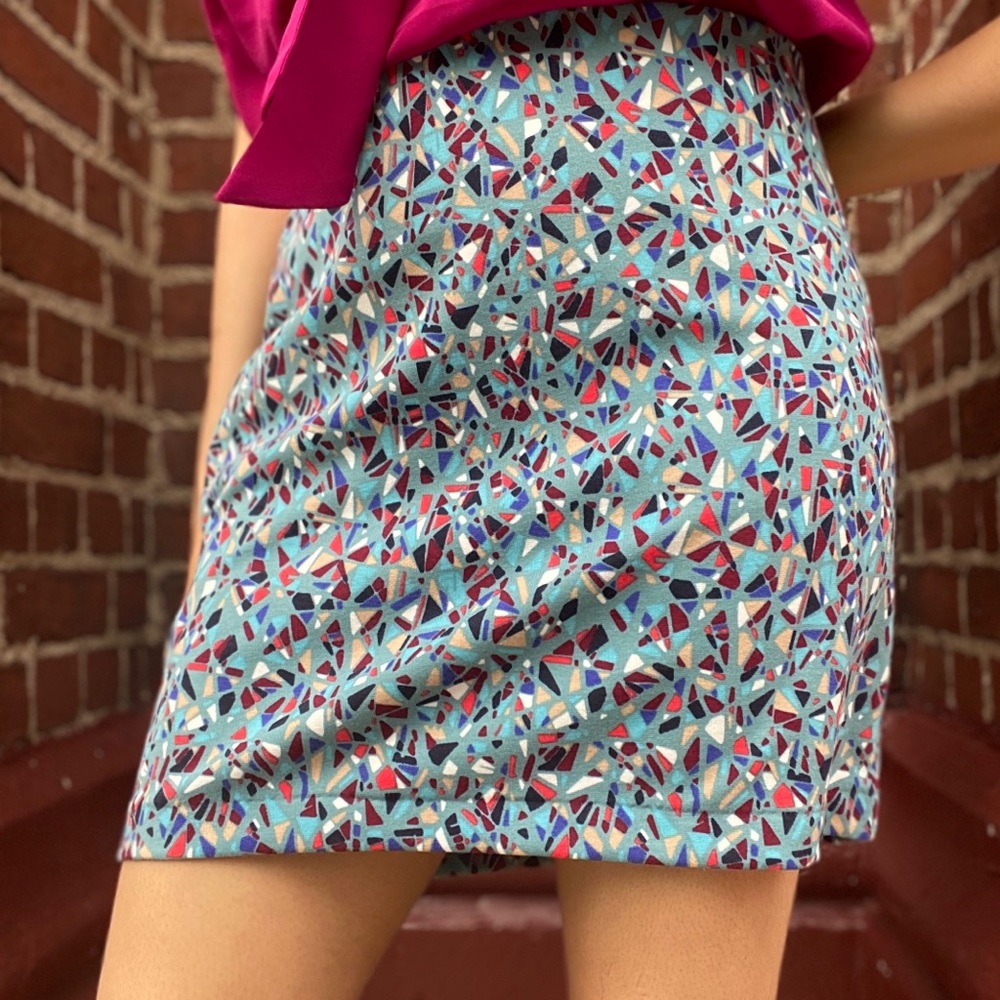 BCBGeneration Multicolor bodycon mini skirt